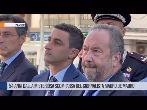 54 anni dalla misteriosa scomparsa del giornalista Mauro De Mauro