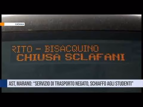 Ast, Marano: “Servizio di trasporto negato, schiaffo agli studenti”