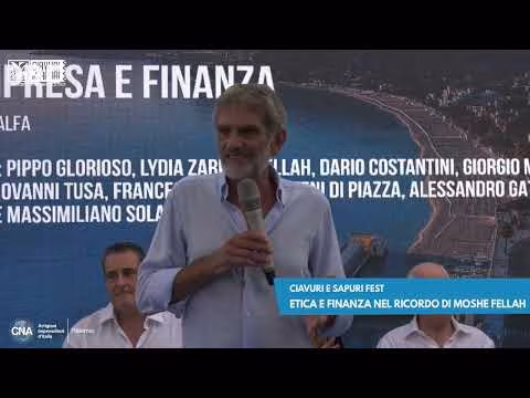 CIAVURI E SAPURI FEST 2024 | TALK 5 | ETICA E FINANZA NEL RICORDO DI MOSHE FELLAH | 8 SETTEMBRE 2024