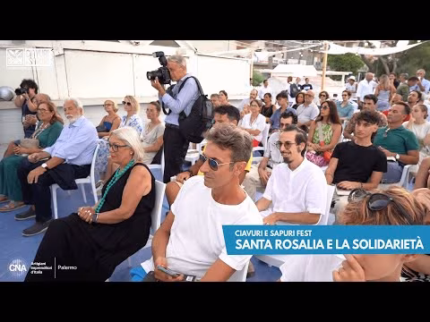 CIAVURI E SAPURI FEST 2024 | TALK: SANTA ROSALIA E LA SOLIDARIETA' |04 SETTEMBRE 2024