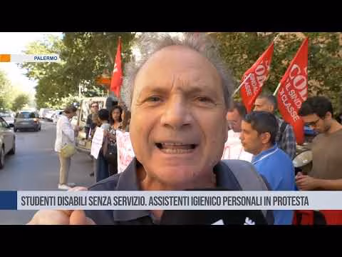Palermo. Assistenti igienico personali in protesta