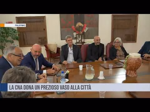 Palermo. Incontro fra il sindaco Lagalla ed una delegazione della CNA guidata da Pippo Glorioso.