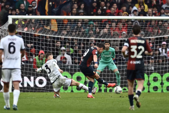 Genoa-Bologna 2-2, Pinamonti firma la rimonta del Grifone