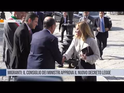 Migranti: il Consiglio dei Ministri approva il nuovo Decreto Legge