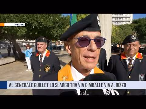 Palermo Intitolato al generale Guillet lo slargo tra via Cimbali e via A