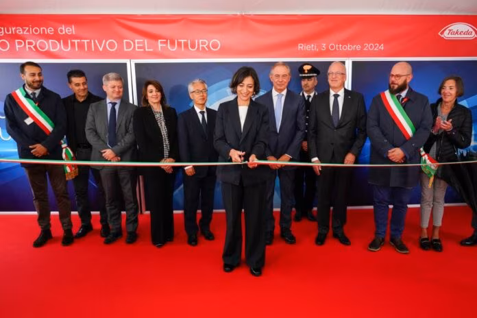 Takeda in Italia, Rieti al centro dell’innovazione biofarmaceutica