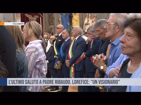 Villabate. L'ultimo saluto a padre Ribaudo. Mons