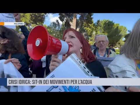 Crisi idrica: sit in dei movimenti per l'acqua delle province di Enna, Agrigento e Caltanissetta