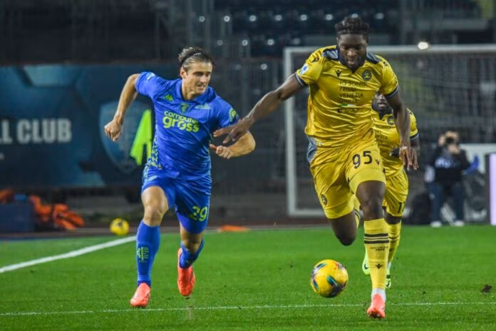 Davis risponde a Pellegri, finisce 1-1 tra Empoli e Udinese