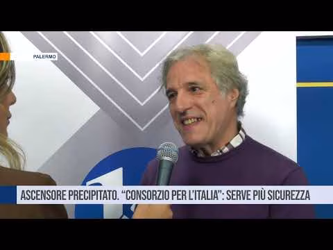 Palermo. Ascensore precipitato