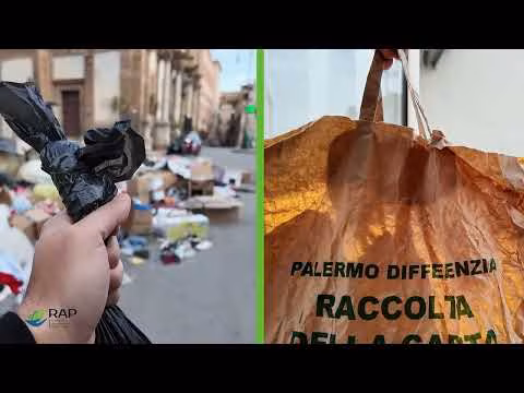 SPOT TELE ONE RAP RACCOLTA DIFFERENZIATA PALERMO DIFFERENZIA