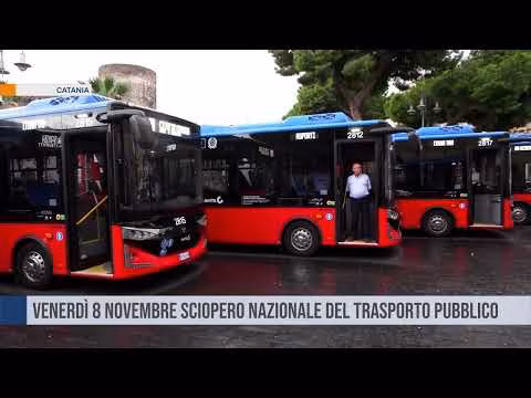 Venerdì 8 novembre sciopero nazionale del trasporto pubblico