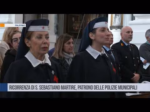 La Messa in occasione della ricorrenza di San Sebastiano Martire, patrono delle Polizie Municipali