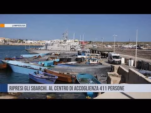 Lampedusa. Ripresi gli sbarchi