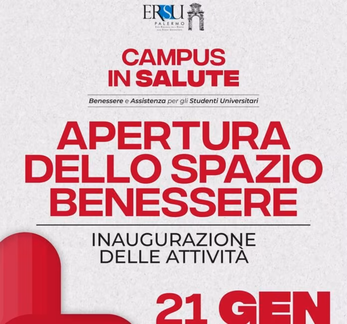 L’Ersu di Palermo apre lo “Spazio del benessere studentesco”