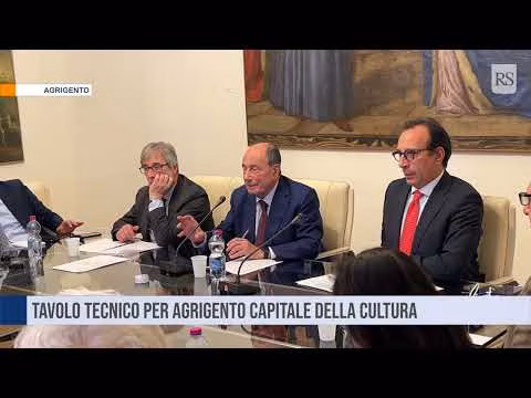 Tavolo tecnico per Agrigento Capitale della Cultura
