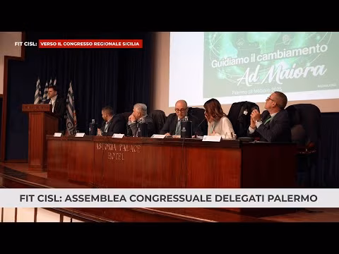 02 | FIT CISL: ASSEMBLEA CONGRESSUALE DELEGATI PALERMO - 18 FEBBRAIO 2025
