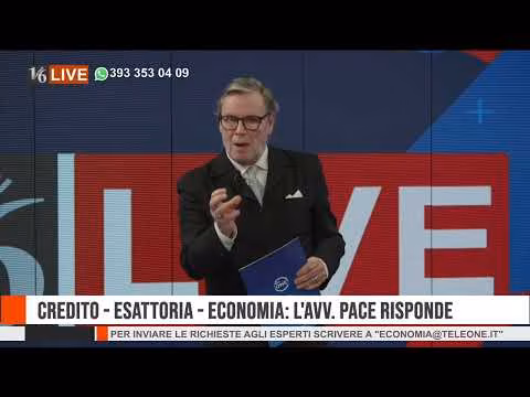 16LIVE | CREDITO - ESATTORIA - ECONOMIA | L'AVVOCATO PACE RISPONDE - 13 FEBBRAIO 2025
