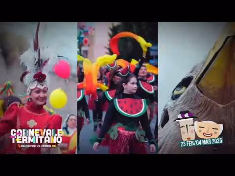 Carnevale Termitano 2025 in diretta su TELE ONE domenica 2 Marzo