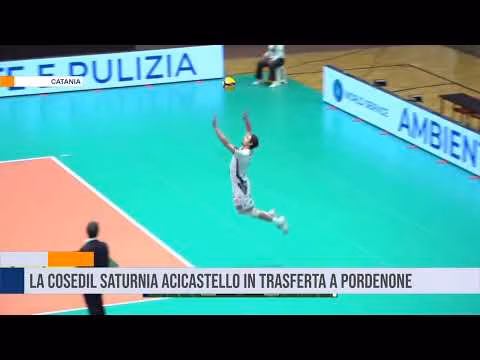 La Cosedil Saturnia Acicastello in trasferta a Pordenone
