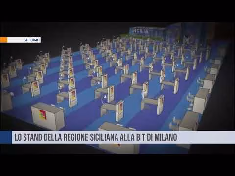 Lo stand della Regione siciliana alla Bit di Milano