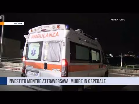 Palermo. Investito mentre attraversava