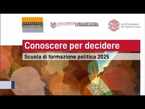 Scuola di politica: la proposta della Fondazione per la sussidiarietà