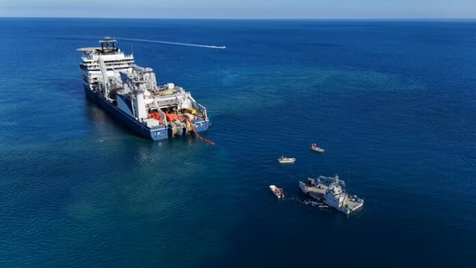 Terna avvia in Sicilia la posa del cavo sottomarino del Tyrrhenian Link