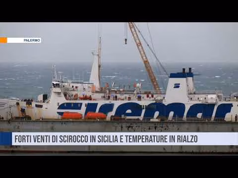 Meteo: forti venti di scirocco in Sicilia e temperature in rialzo
