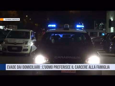 Termini Imerese. Evade dai domiciliari