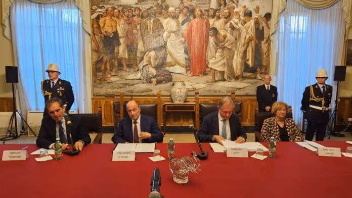 Urso e Schifani a Catania per la vertenza STM, “Governo e Regione pronti ad agire”