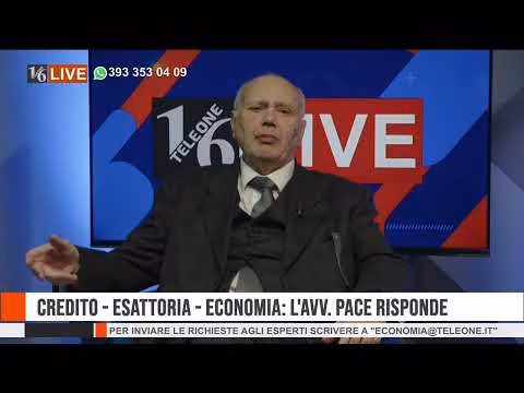 16LIVE | CREDITO, ESATTORIA, ECONOMIA - L'AVV PACE RISPONDE | 24 APRILE 2025