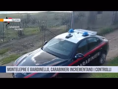 Montelepre e Giardinello, i Carabinieri incrementano i controlli