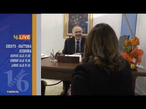 PROMO 16 LIVE ECONOMIA CON L'AVVOCATO ANDREA PACE SU TELE ONE