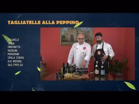 PRONTO IN TV | RICETTA 19 | ROSSODIVINO - TAGLIATELLE PEPPINO