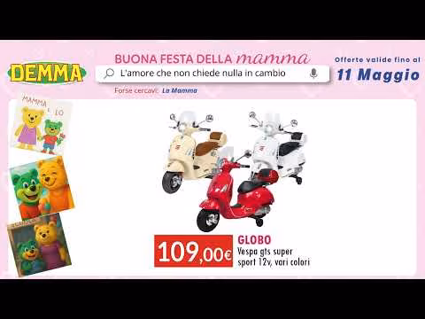 SANITARIA DEMMA SPOT 5 BUONA FESTA DELLA MAMMA OFFERTE FINO AL 11 MAGGIO