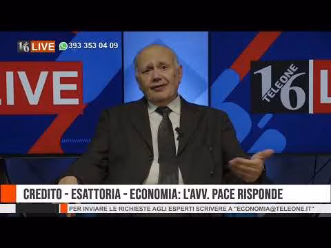16LIVE CREDITO - ESATTORIA - ECONOMIA - L'AVV PACE RISPONDE - 29 MAGGIO 2025