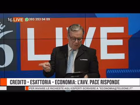 16LIVE | CREDITO, ESATTORIA, ECONOMIA - L'AVV PACE RISPONDE | 8 MAGGIO 2025