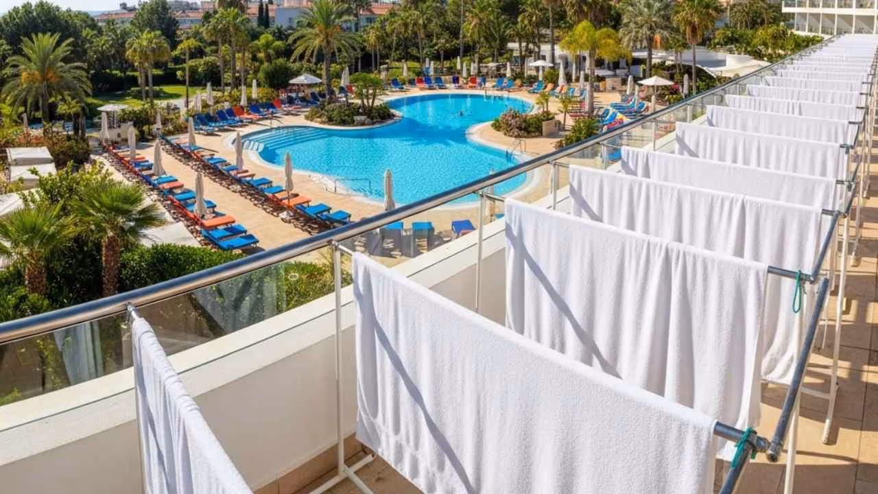 asciugamani bianchi stesi - foto (C) MediaoneOnline.it