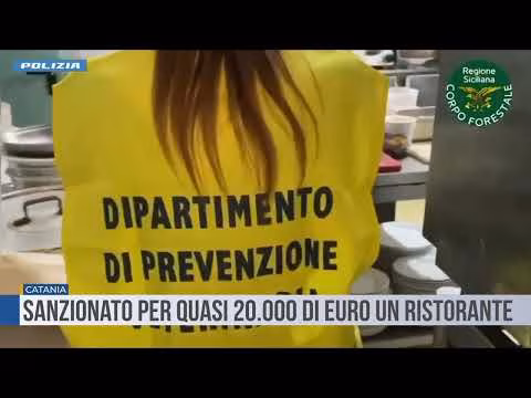 Catania. Sanzionato per quasi 20