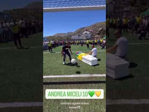 L’ultimo gol di Andrea Miceli con il suo Real Pioppo