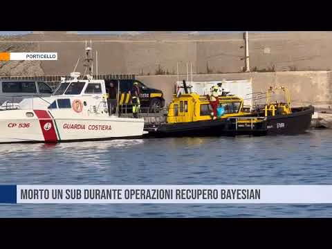 Muore un sub durante le operazioni di recupero del Bayesian