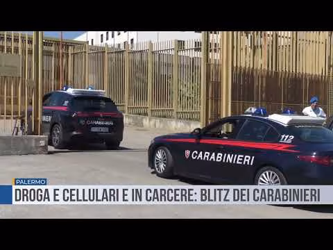 Palermo. Droga e cellulari al Pagliarelli