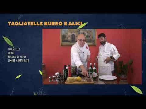 PRONTO IN TV | RICETTA 21 | ROSSODIVINO - PASTA BURRO E ALICI