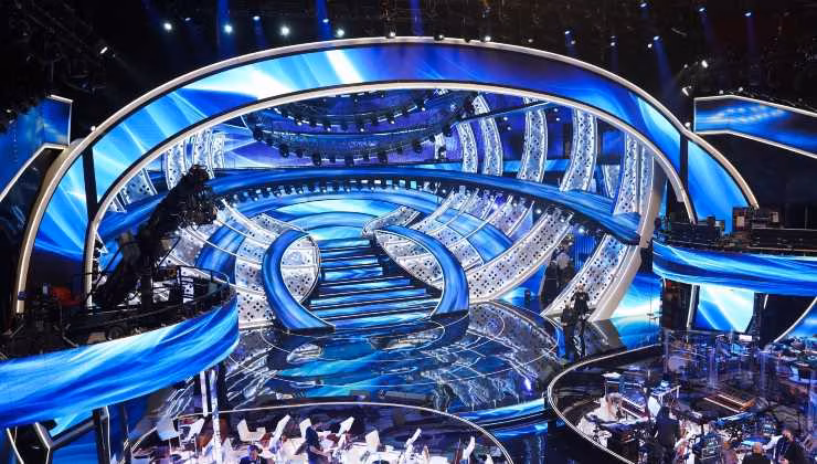 Palco del festival di Sanremo (foto radiomontecarlo) - mediaoneonline.it