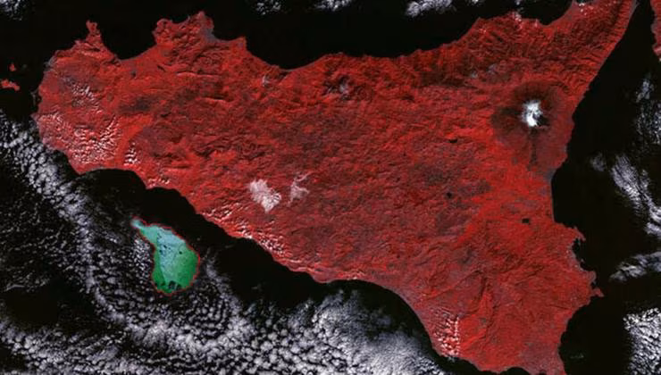 Il vulcano sommerso (foto Ers) - mediaoneonline.it