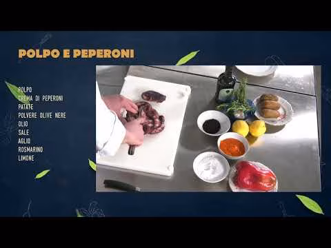 PRONTO IN TV | RICETTA TORTORICI | POLPO E PEPERONI
