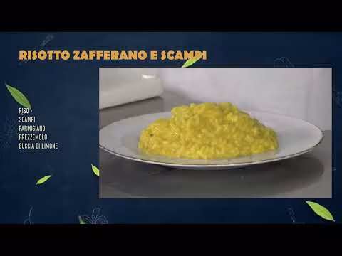 PRONTO IN TV | RICETTA TORTORICI | RISOTTO ZAFFERANO E SCAMPI