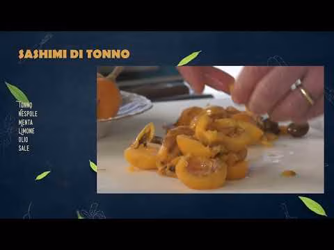 PRONTO IN TV | RICETTA TORTORICI | SASHIMI DI TONNO