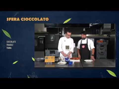 PRONTO IN TV | RICETTA TORTORICI | SFERA CIOCCOLATO BIANCO E FRAGOLE